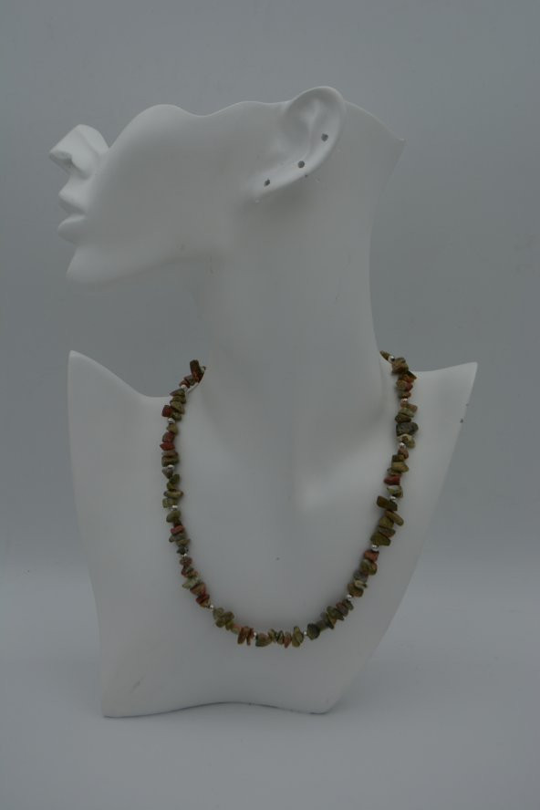 STONEAGE UNAKİT DOĞALTAŞLI KOLYE - Resim 2