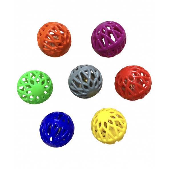 Kafes Kuşları Için, Kuş Oyuncağı - Zilli Kuş Topu ( 1 Adet )