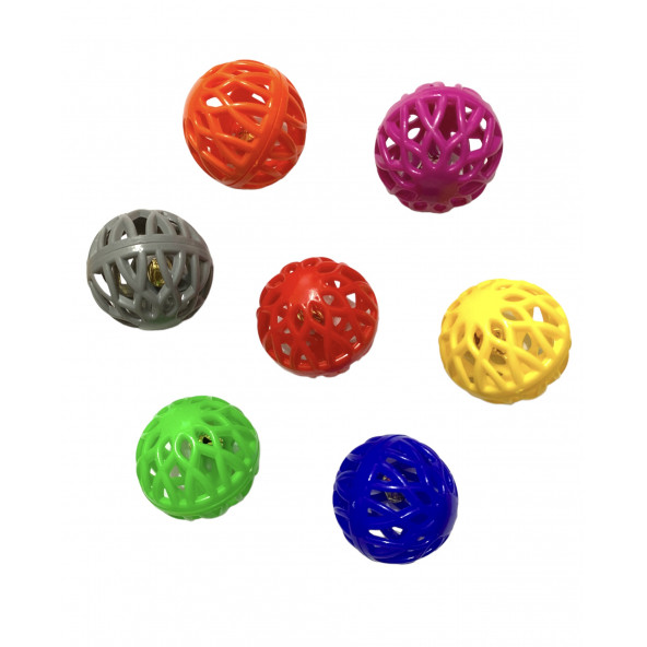 Kafes Kuşları Için, Kuş Oyuncağı - Zilli Kuş Topu ( 1 Adet ) - 2