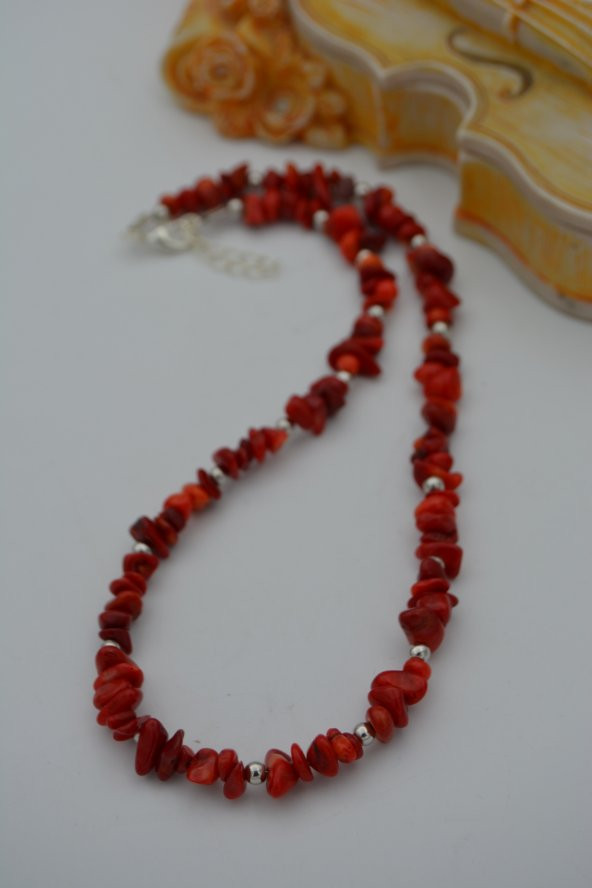 STONEAGE MERCAN DOĞALTAŞLI TASARIM KOLYE - Resim 4