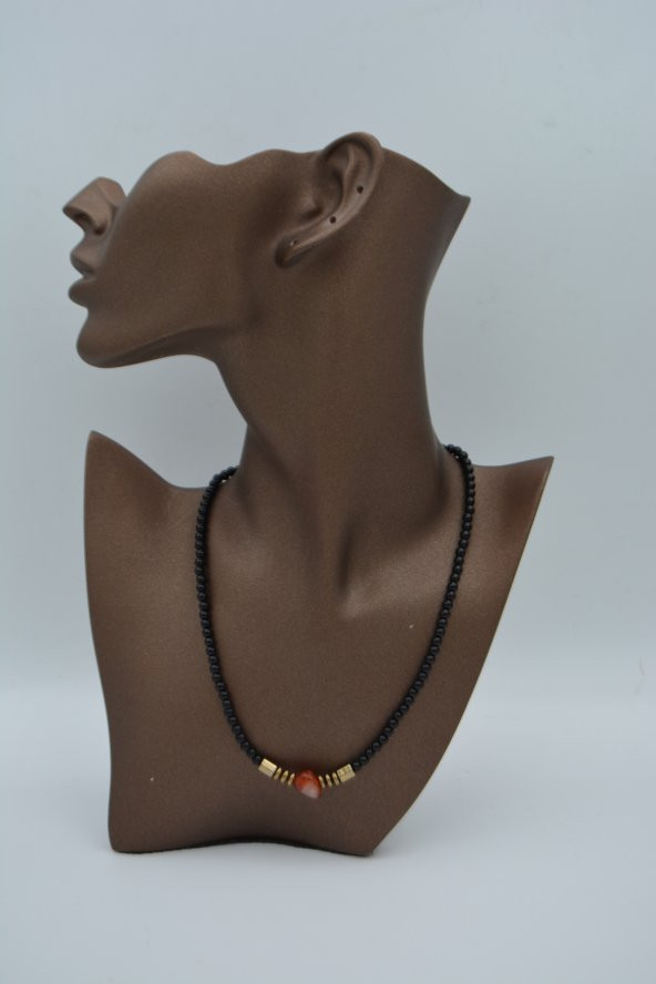 STONEAGE ONİKS HEMATİT VE AGATE TAŞLI KOLE - 3
