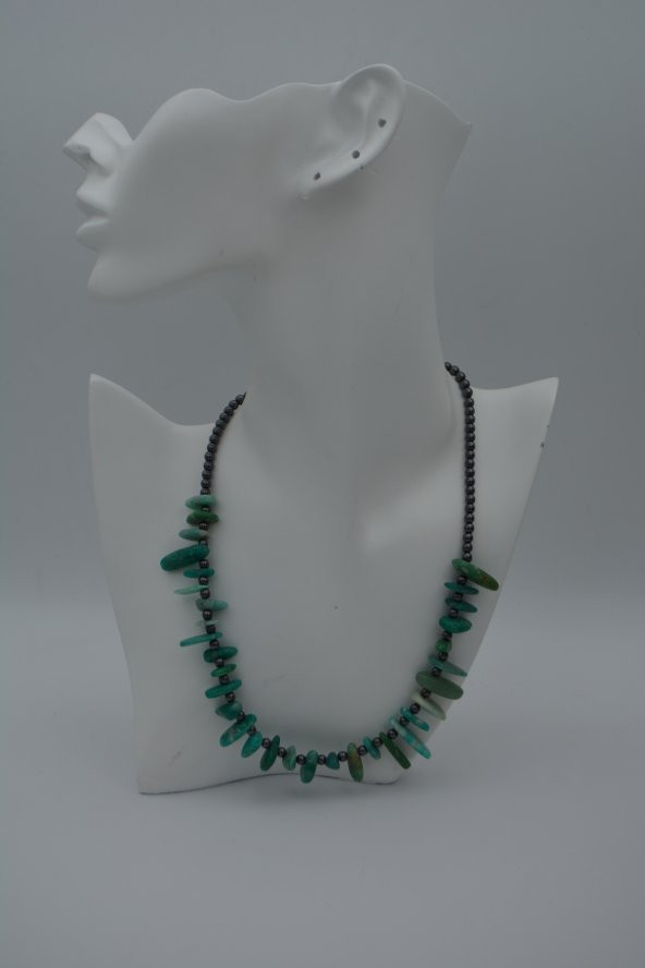 STONEAGE AMAZONİT VE HEMATİT KOLYE - 6