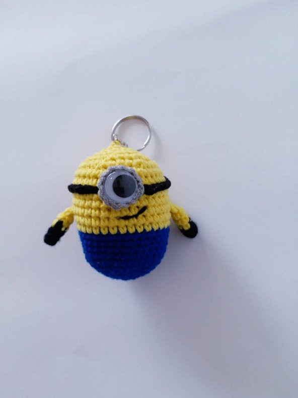 Minions Amigurumi Organik Anahtarlık