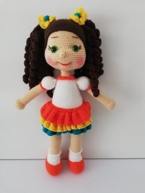 Sevimli Başak Bebek Amigurumi Organik Oyuncak - 2