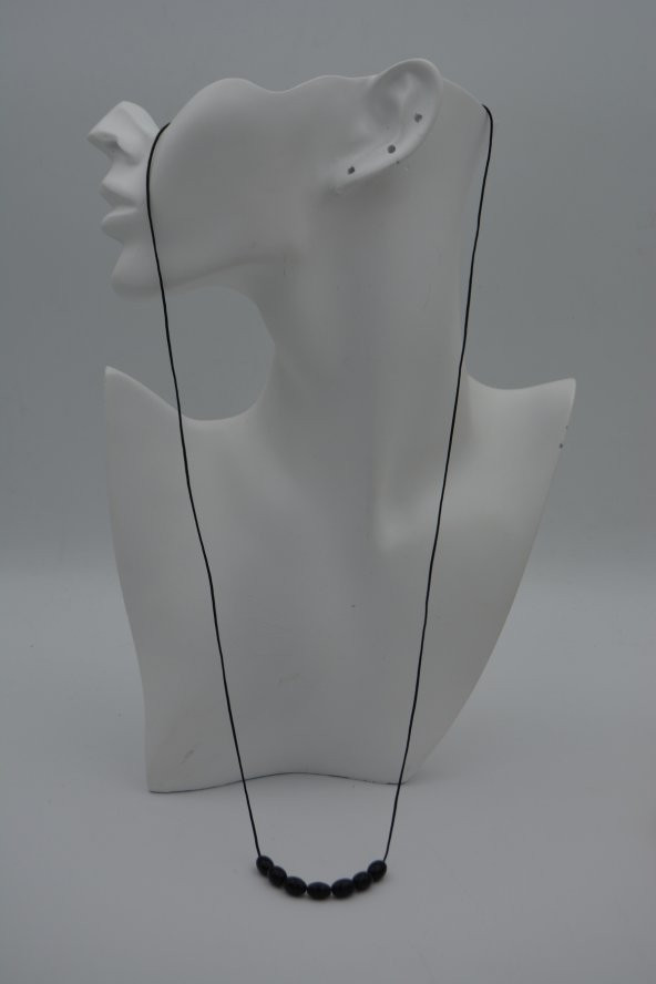 STONEAGE JEWELLERY Yedili Arpa Metalsiz Kolye - Resim 4