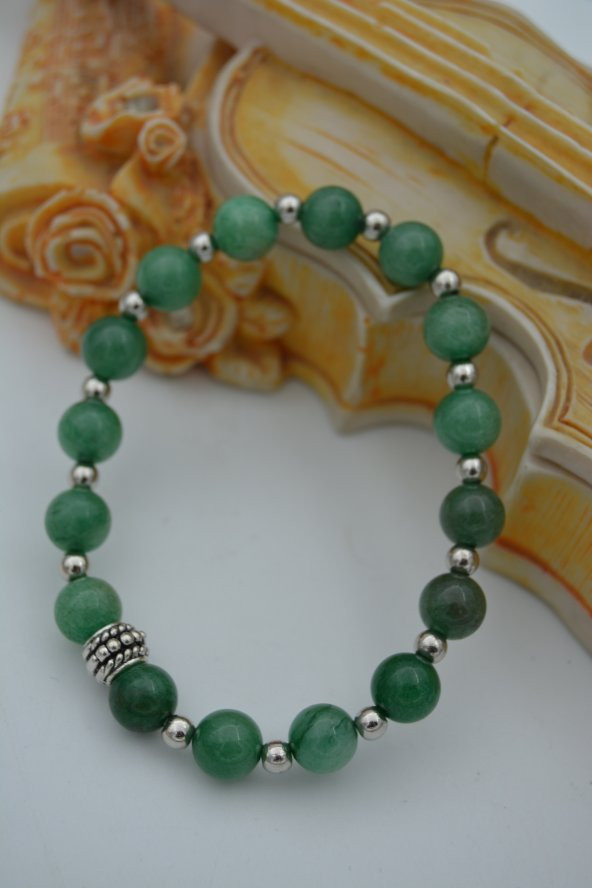 STONEAGE JEWELLERY Aventurin Doğal Taşlı Bileklik - Resim 2