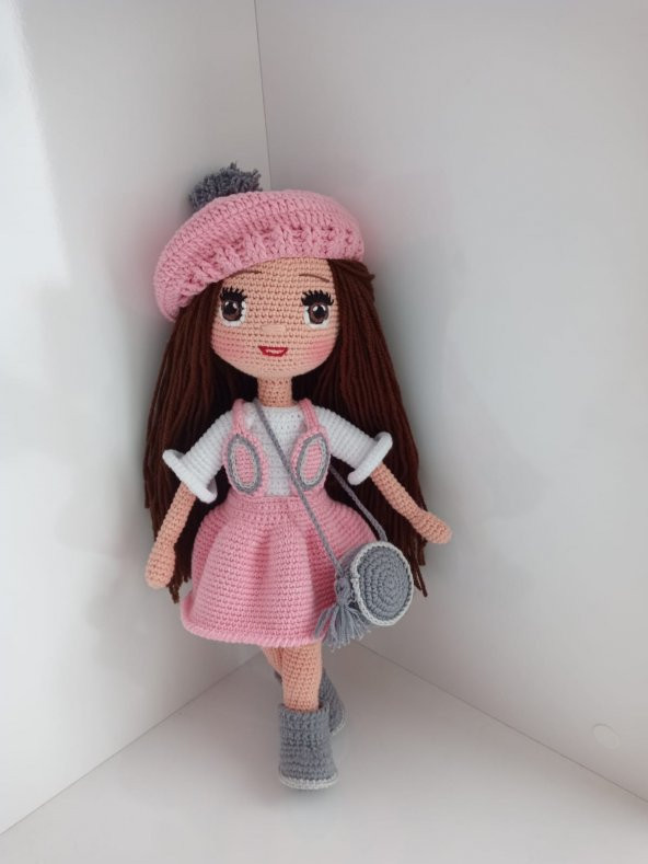 Pink Baby Amigurumi Organik Oyuncak - 1