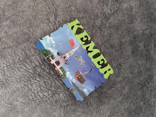 Magnet Antalya Görseli Türk Bayraklı Turistik Buzdolabı Süsü Manyetik - 4