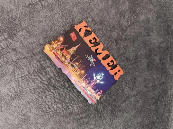 Magnet Antalya Görseli Türk Bayraklı Turistik Buzdolabı Süsü Manyetik - 2