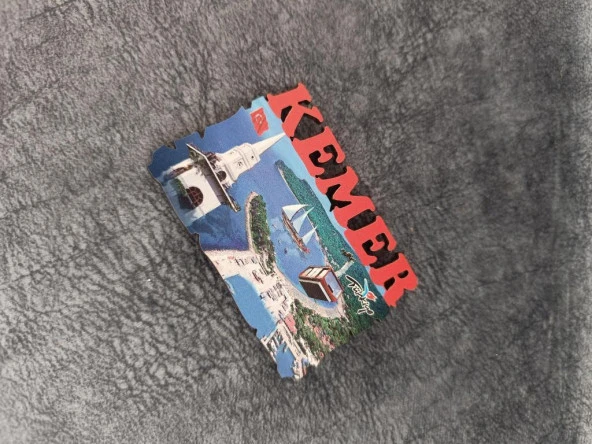 Magnet Antalya Görseli Türk Bayraklı Turistik Buzdolabı Süsü Manyetik - 3