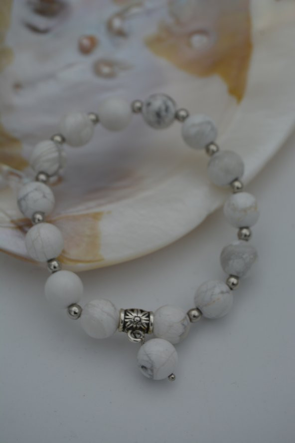 STONEAGE JEWELLERY Havlit Taşından Spor Bileklik - Resim 3