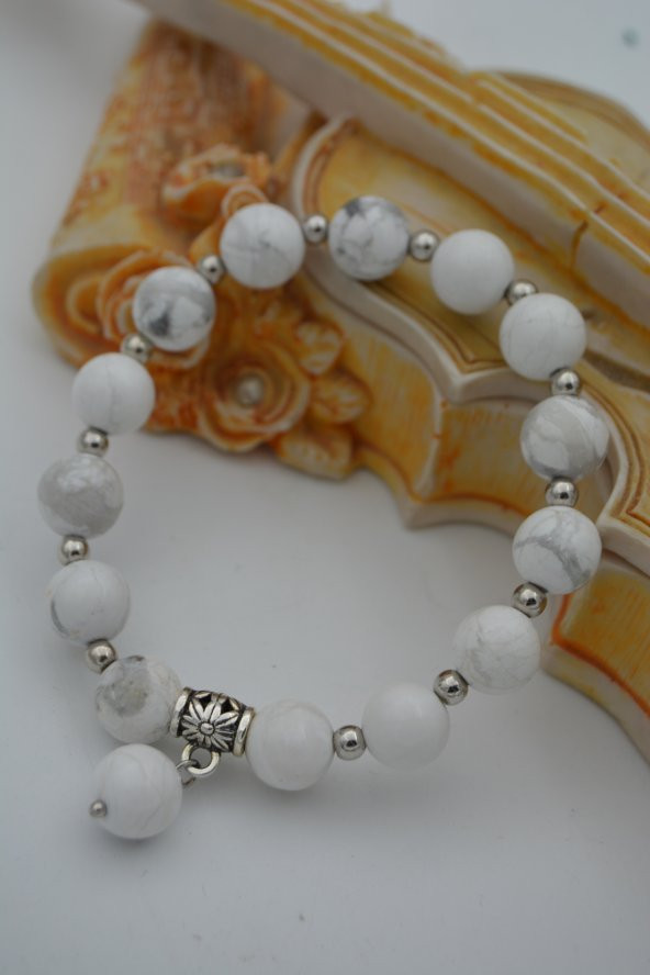 STONEAGE JEWELLERY Havlit Taşından Spor Bileklik - Resim 5