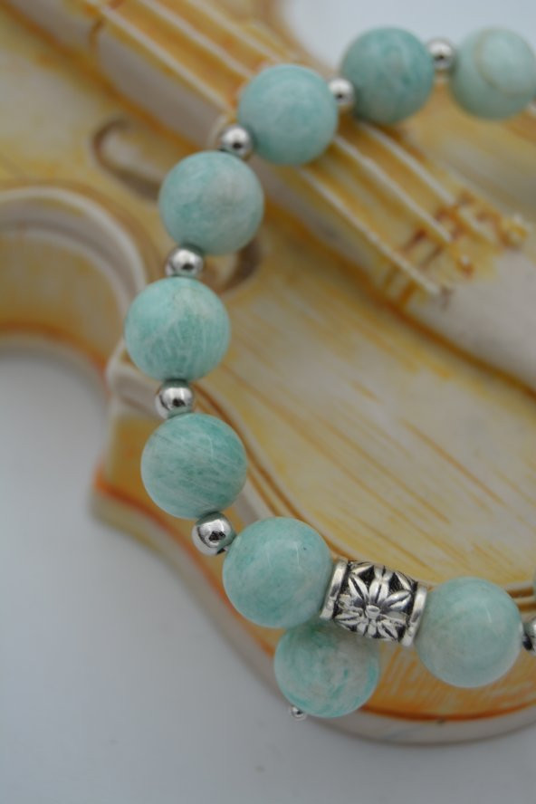 STONEAGE JEWELLERY Amazonit Doğal Taşından Bileklik ürün görseli