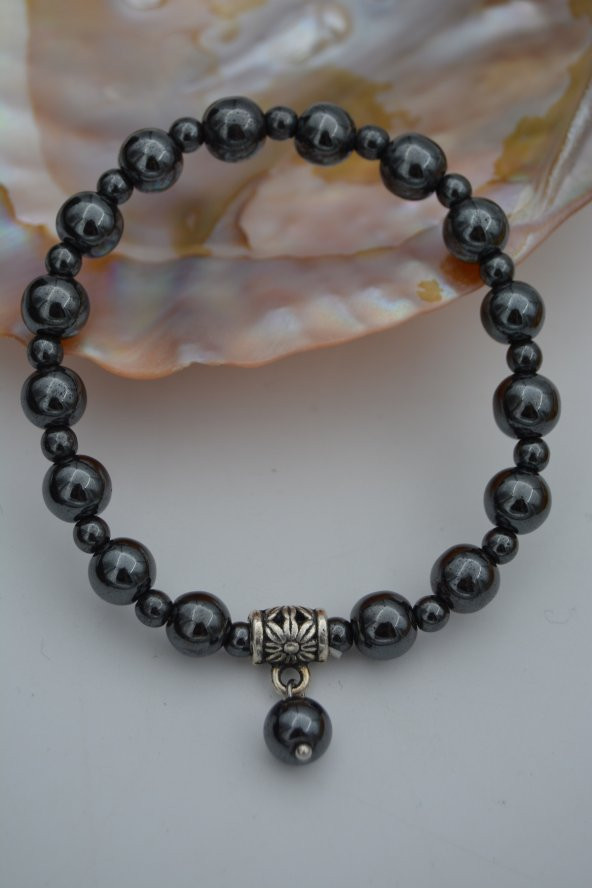 STONEAGE JEWELLERY Hematit Doğal Taşlı Bileklik - 2