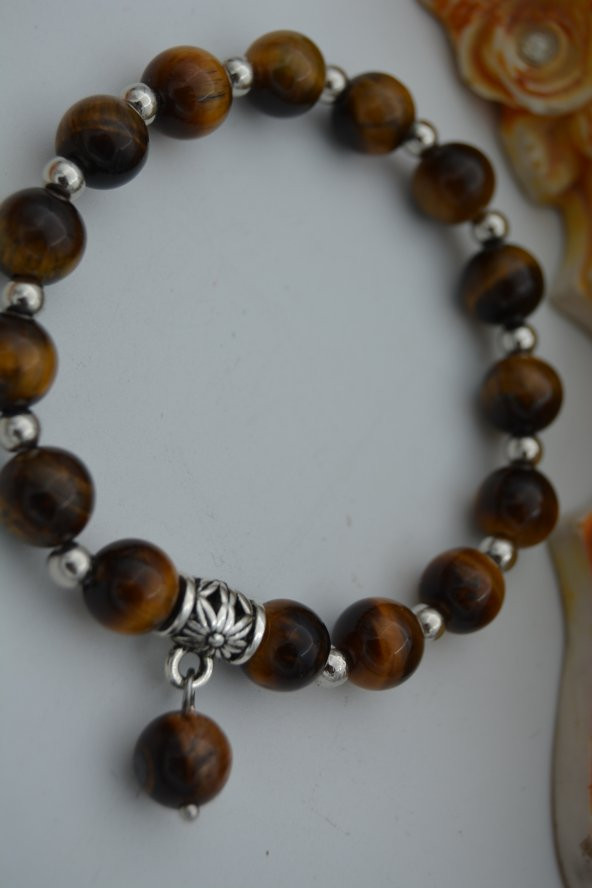 STONEAGE JEWELLERY Kaplan Gözü Doğal Taşlı Bileklik ürün görseli