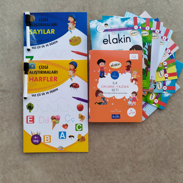 Elakin ilkokul birinci sınıf kolay öğrenim seti