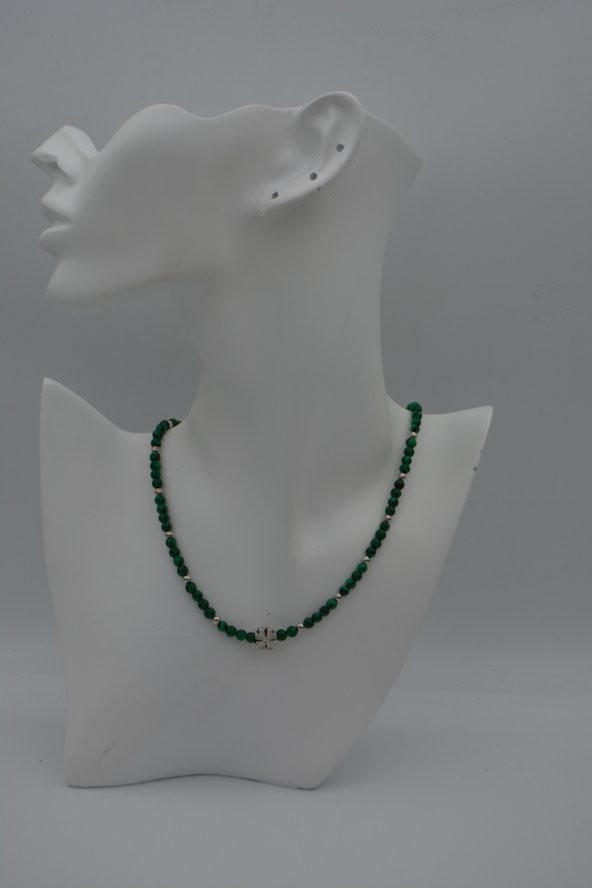 STONEAGE Malahit Doğal Taşlı Kolye - Resim 7