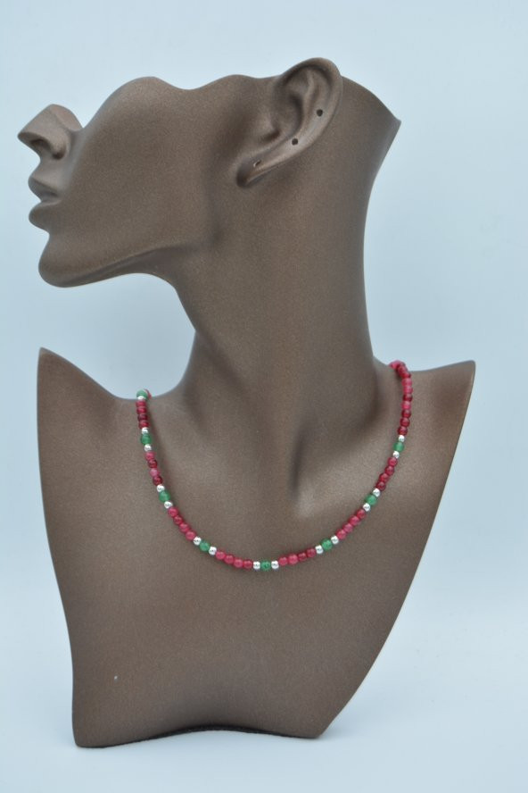 STONEAGE Ceyt ve İnci Taşlı Bayan İçin Kolye - Resim 2