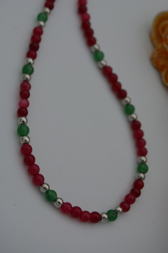 STONEAGE Ceyt ve İnci Taşlı Bayan İçin Kolye - Resim 4