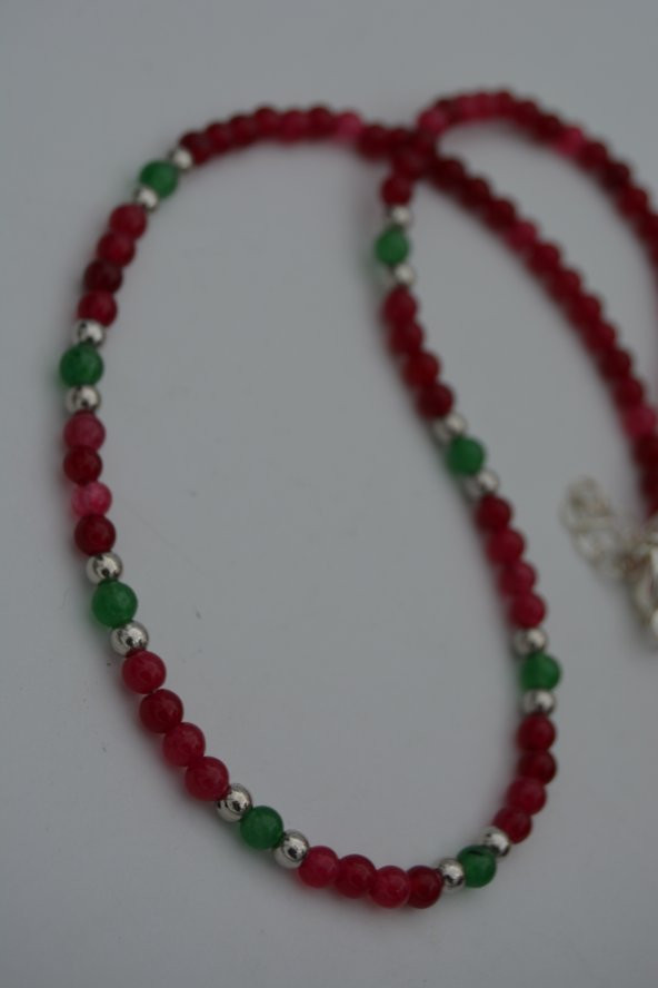 STONEAGE Ceyt ve İnci Taşlı Bayan İçin Kolye - Resim 6