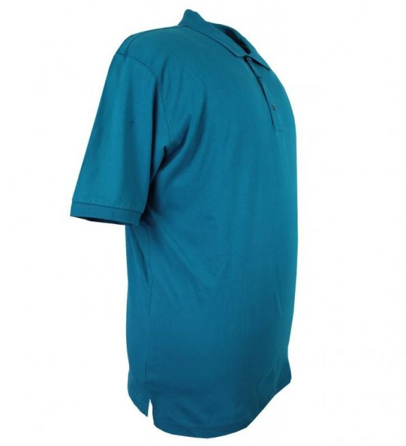 Büyük Beden Erkek Tişört Süprem Polo Yaka Petrol - 2