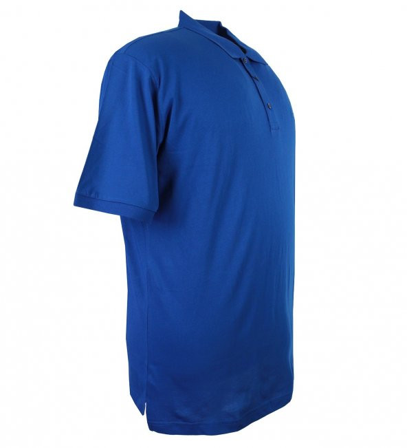 Büyük Beden Erkek Tişört Süprem Polo Yaka Saks - 2