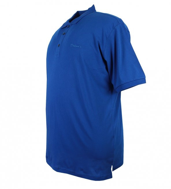 Büyük Beden Erkek Tişört Süprem Polo Yaka Saks - 3