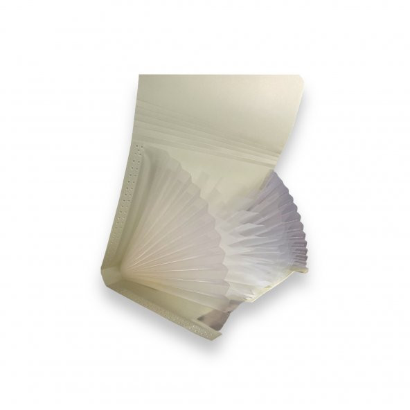 Maxx Cy-9654 Bölmeli Körüklü Dosya 13 Bölmeli - Pastel Sarı - 2