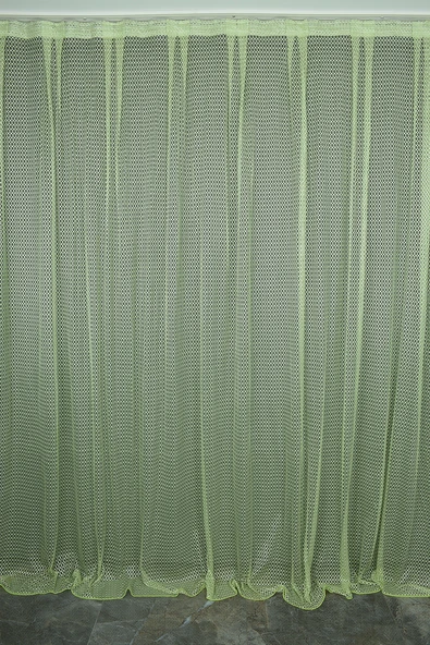 ORKİDE FISTIK YEŞİLİ RENK TEK KANAT Hazır dikilmiş Pileli Fon Perde 300*260 cm - Resim 8