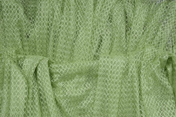 ORKİDE FISTIK YEŞİLİ RENK TEK KANAT Hazır dikilmiş Pileli Fon Perde 300*260 cm - Resim 7