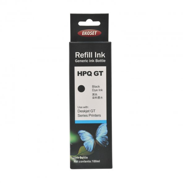 Ekoset hp ink Tank 315 415 GT5810 GT5820 için uyumlu Siyah mürekkep - 2