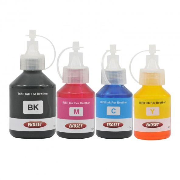 Ekoset Brother DCP-T500W uyumlu 4 renk mürekkep ürün görseli