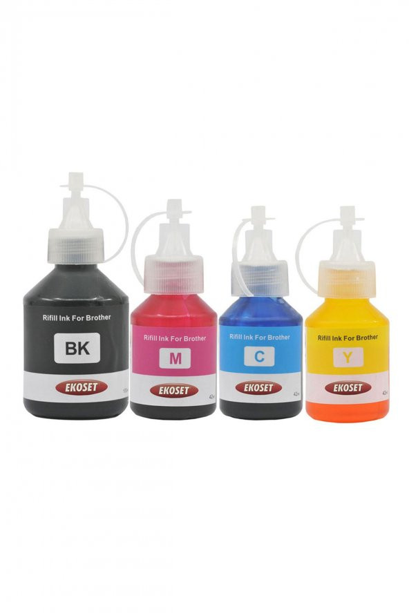 Ekoset Brother DCP-T820DW Uyumlu 4 Renk Muadil Mürekkep - Resim 2