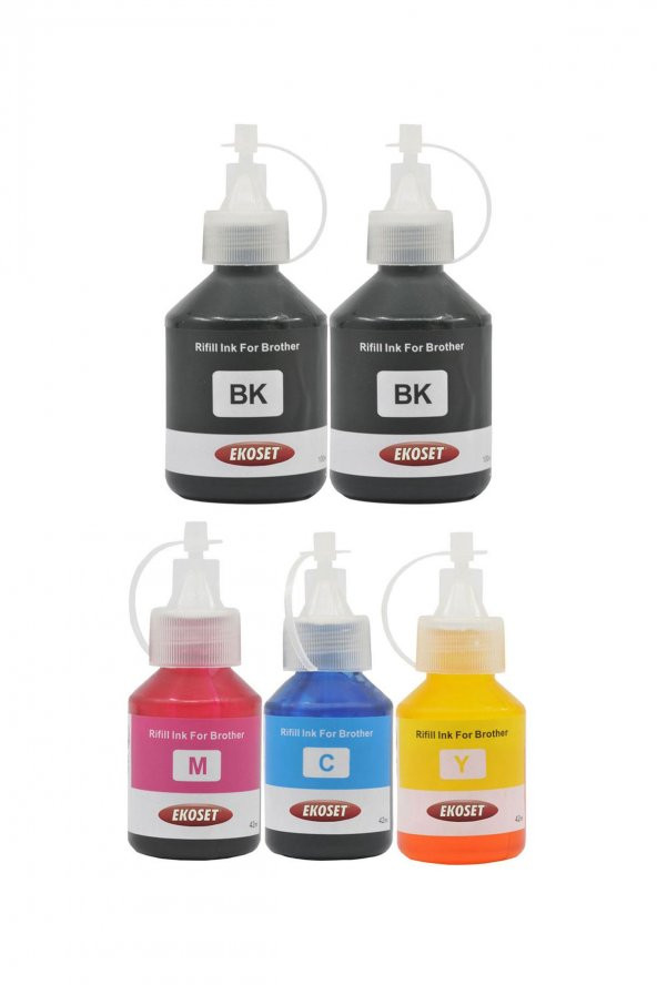 Ekoset Brother MFC T800w T810w T910w uyumlu Mürekkep 5 adet - Resim 2