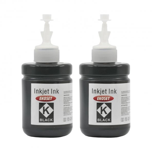 Ekoset Epson L655 Uyumlu Siyah Muadil Mürekkep 2 adet 140 ml ürün görseli