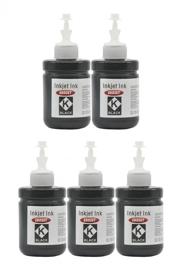 Ekoset Epson M100 M105 M200 Uyumlu Muadil Mürekkep 140ml 5li set - Resim 3