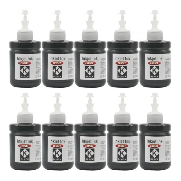 Ekoset Epson M100 M105 M200 Uyumlu Muadil Mürekkep 140ml 10 Adet