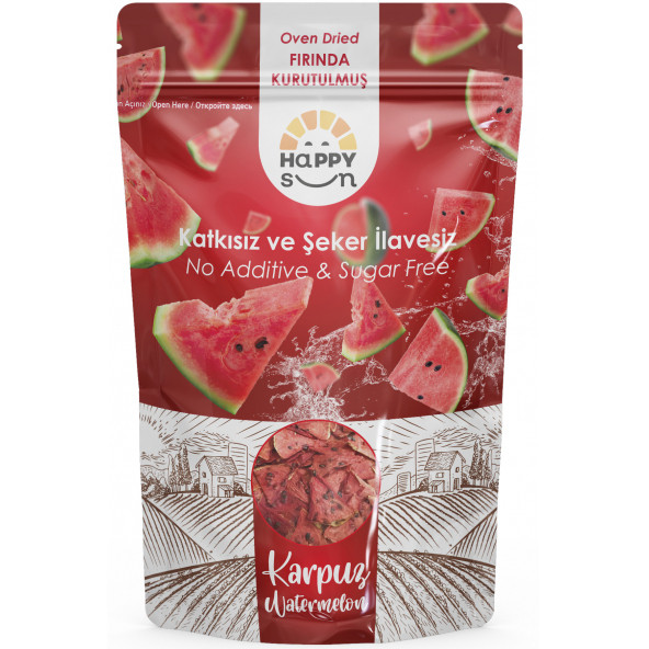 Happy Sun Kurutulmuş Karpuz 80 gr
