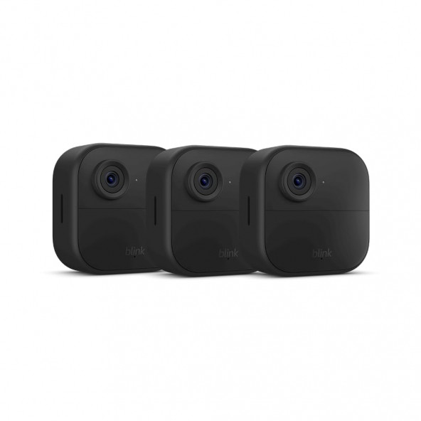 Blink Outdoor 4 (4. Nesil) Kablosuz HD Akıllı Güvenlik Kamerası - 3 Kamera Kit