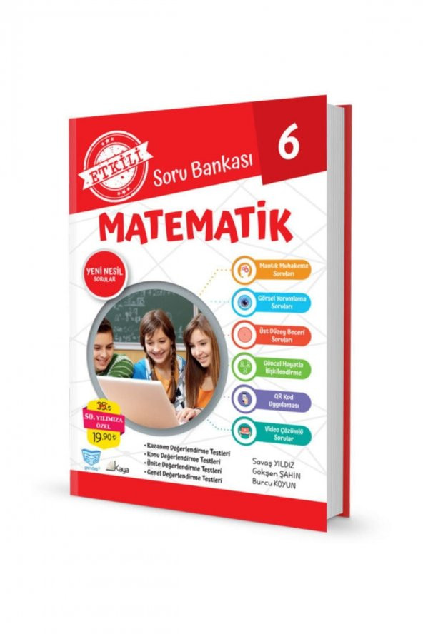 Gendaş Yayınları 6.Sınıf Matematik Etkili Soru Bankası