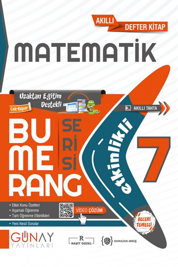 Günay Yayınları Bumerang 7. Sınıf Matematik