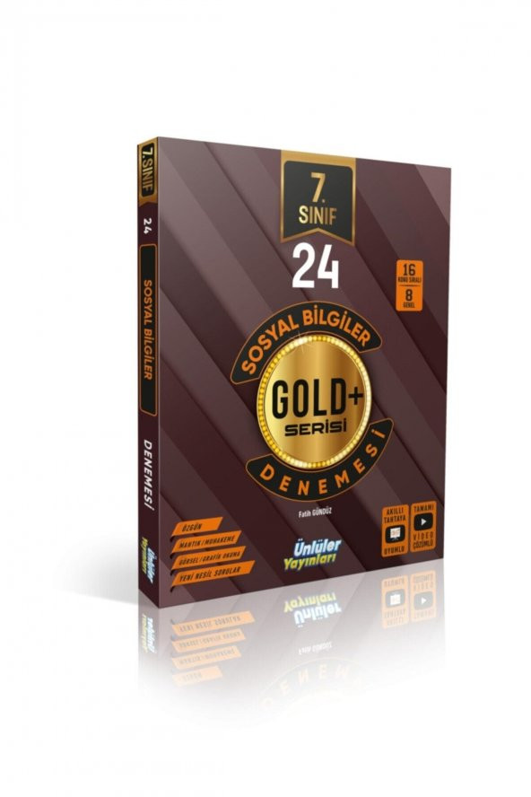 Ünlüler Karması 7.Sınıf Sosyal Bilgiler Gold Serisi 24 Deneme