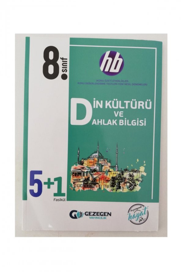 Gezegen Yayıncılık 8. Sınıf Din Kültürü ve Ahlak Bilgisi 5+1 Fasikül