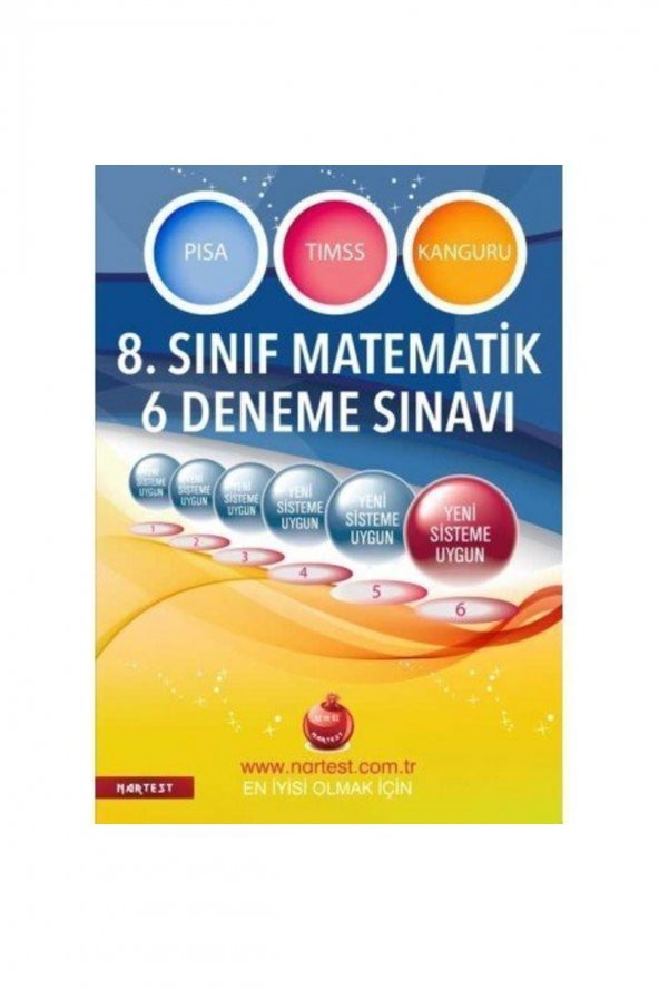 Nartest Yayınları 8. Sınıf Matematik 6 Deneme