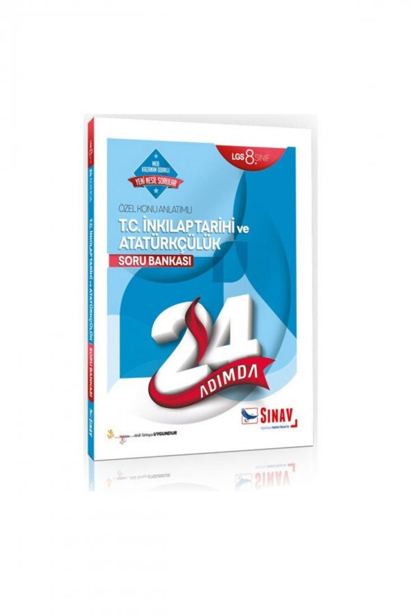 Sınav Yayınları 8.Sınıf 24 Adımda İnkılap Tarihi Soru Bankası