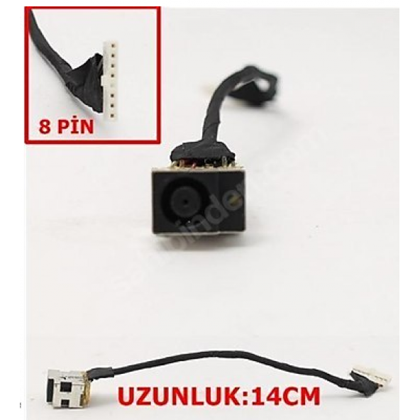 Hp G62 G62-225DX Şarj Soketi DİKKAT 8 PİNLİ