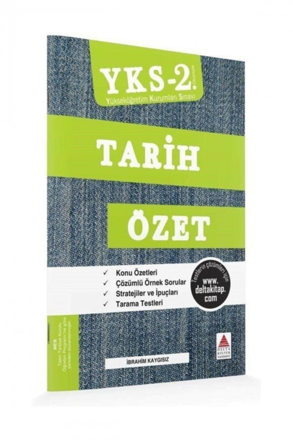 Delta Kültür Yayınları AYT Tarih Özet