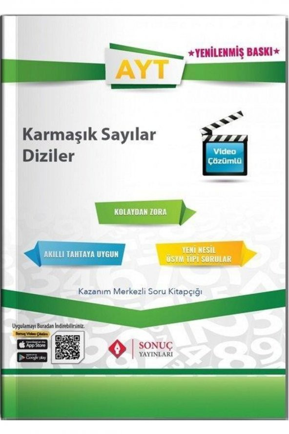 Sonuç Yayınları AYT Karmaşık Sayılar Diziler