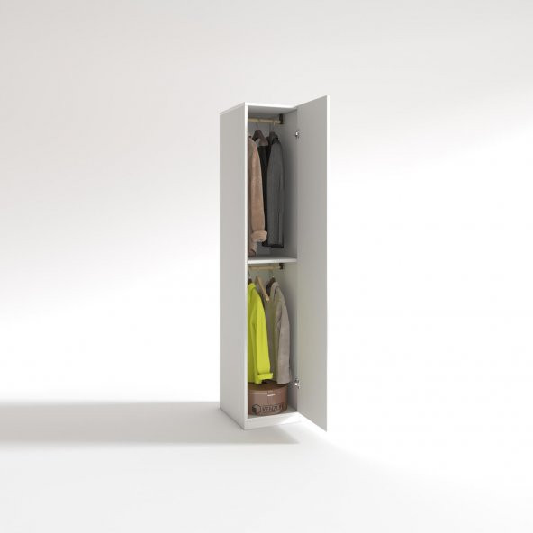 Kenzlife gardırop öğrenci dolabı tek kapılı günebakan byz 180*35*42 byz gardolap dolap ofis - 2