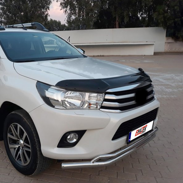 Toyota Hilux (2015-2020) - Ön Kaput Rüzgarlığı - (1 Parça ABS Plastik) - (Pickup-4 mm) - 6